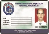 Barkodlu Bilgi Girişli Kart